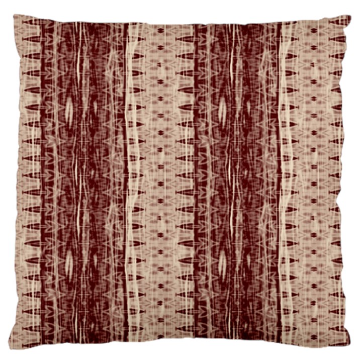 Wrinkly Batik Pattern Brown Beige Standard Flano Cushion Case (Two Sides)