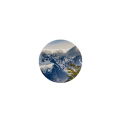 Snowy Andes Mountains, El Chalten Argentina 1  Mini Buttons by dflcprints