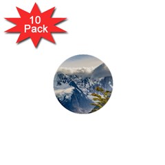 Snowy Andes Mountains, El Chalten Argentina 1  Mini Buttons (10 Pack)  by dflcprints