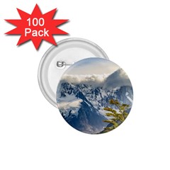 Snowy Andes Mountains, El Chalten Argentina 1 75  Buttons (100 Pack)  by dflcprints