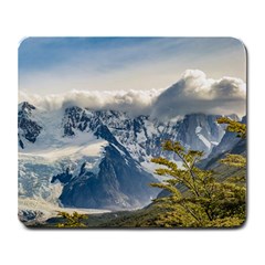 Snowy Andes Mountains, El Chalten Argentina Large Mousepads by dflcprints