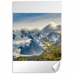 Snowy Andes Mountains, El Chalten Argentina Canvas 12  X 18   by dflcprints