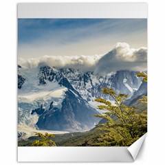 Snowy Andes Mountains, El Chalten Argentina Canvas 16  X 20   by dflcprints