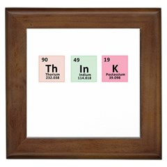 Think - Chemistry Framed Tiles by Valentinaart