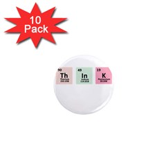 Think - Chemistry 1  Mini Magnet (10 Pack)  by Valentinaart