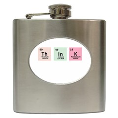 Think - Chemistry Hip Flask (6 oz)