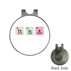 Think - Chemistry Hat Clips with Golf Markers