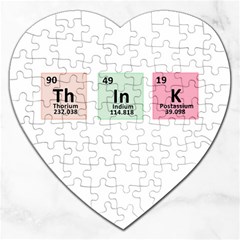 Think - Chemistry Jigsaw Puzzle (Heart)