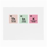 Think - Chemistry Small Glasses Cloth Front