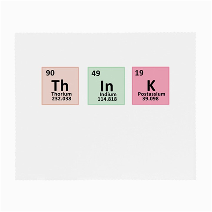 Think - Chemistry Small Glasses Cloth