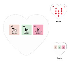 Think - Chemistry Playing Cards (Heart) 