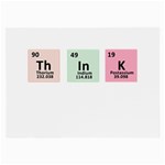 Think - Chemistry Large Glasses Cloth Front