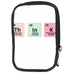 Think - Chemistry Compact Camera Cases by Valentinaart