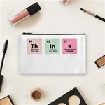 Think - Chemistry Cosmetic Bag (Small)  Front