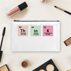 Think - Chemistry Cosmetic Bag (medium)  by Valentinaart