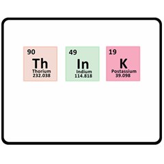 Think - Chemistry Fleece Blanket (Medium) 