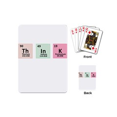 Think - Chemistry Playing Cards (Mini) 