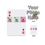 Think - Chemistry Playing Cards 54 (Mini)  Front - Diamond10