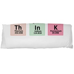 Think - Chemistry Body Pillow Case Dakimakura (two Sides) by Valentinaart