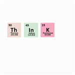 Think - Chemistry Large Garden Flag (Two Sides) Front