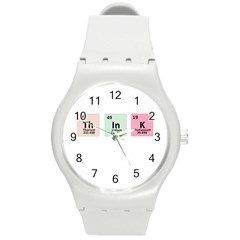 Think - Chemistry Round Plastic Sport Watch (M)