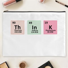 Think - Chemistry Cosmetic Bag (xxxl)  by Valentinaart