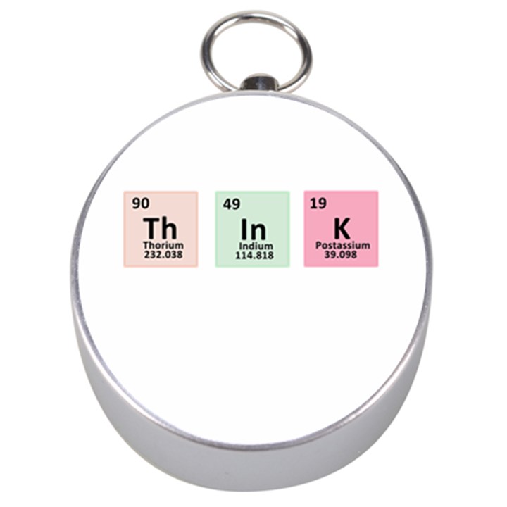 Think - Chemistry Silver Compasses