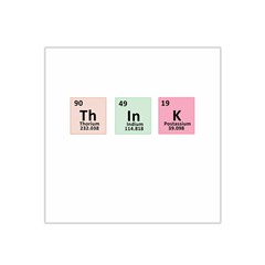 Think - Chemistry Satin Bandana Scarf by Valentinaart