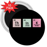 Think - Chemistry 3  Magnets (10 pack)  Front