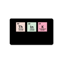 Think - Chemistry Magnet (name Card) by Valentinaart