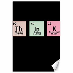 Think - Chemistry Canvas 20  X 30   by Valentinaart