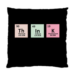 Think - Chemistry Standard Cushion Case (one Side) by Valentinaart