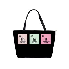 Think - Chemistry Shoulder Handbags by Valentinaart