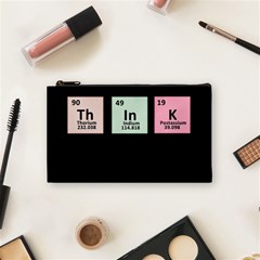 Think - Chemistry Cosmetic Bag (small)  by Valentinaart