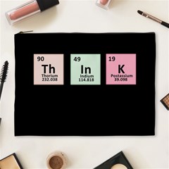 Think - Chemistry Cosmetic Bag (xl) by Valentinaart