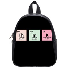 Think - Chemistry School Bags (small)  by Valentinaart