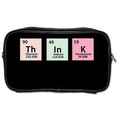 Think - Chemistry Toiletries Bags by Valentinaart