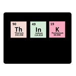 Think - Chemistry Fleece Blanket (Small) 50 x40  Blanket Front