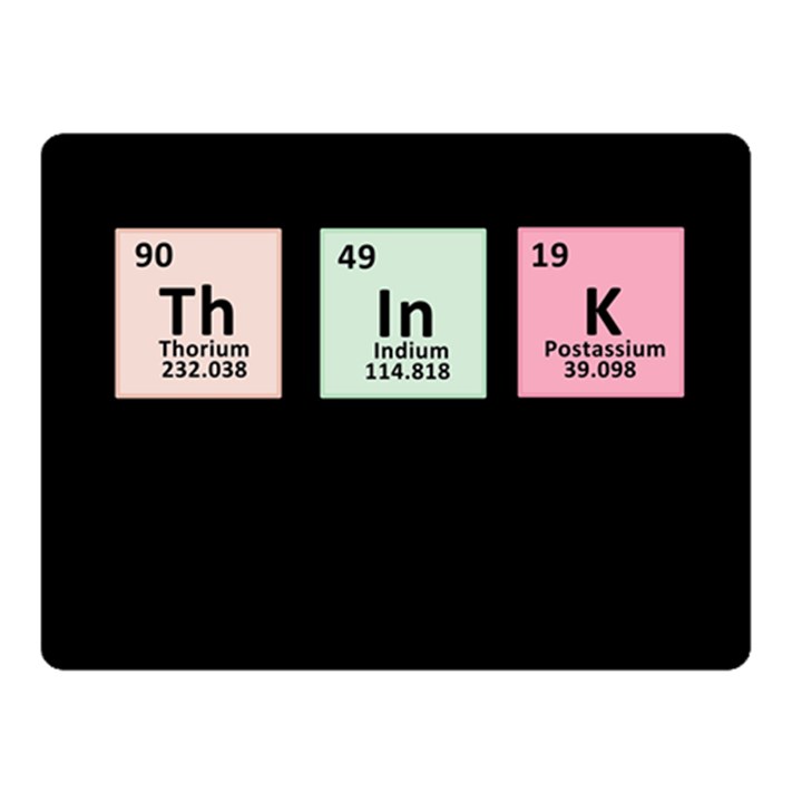 Think - Chemistry Fleece Blanket (Small)