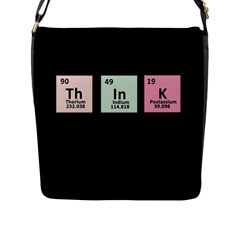 Think - Chemistry Flap Messenger Bag (l)  by Valentinaart