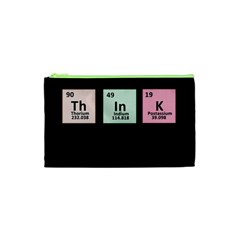 Think - Chemistry Cosmetic Bag (xs) by Valentinaart