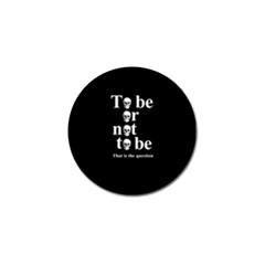 To Be Or Not To Be Golf Ball Marker (4 Pack) by Valentinaart