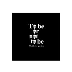 To Be Or Not To Be Satin Bandana Scarf by Valentinaart