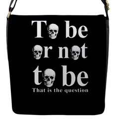 To Be Or Not To Be Flap Messenger Bag (s) by Valentinaart