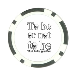 To Be Or Not To Be Poker Chip Card Guard (10 Pack) by Valentinaart