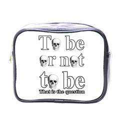 To Be Or Not To Be Mini Toiletries Bags by Valentinaart