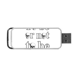 To Be Or Not To Be Portable Usb Flash (one Side) by Valentinaart