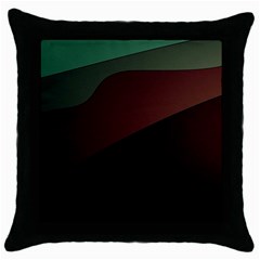 Color Vague Abstraction Throw Pillow Case (Black)