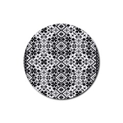 Pattern Rubber Coaster (Round) 