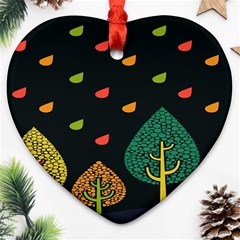 Vector Color Tree Ornament (Heart)